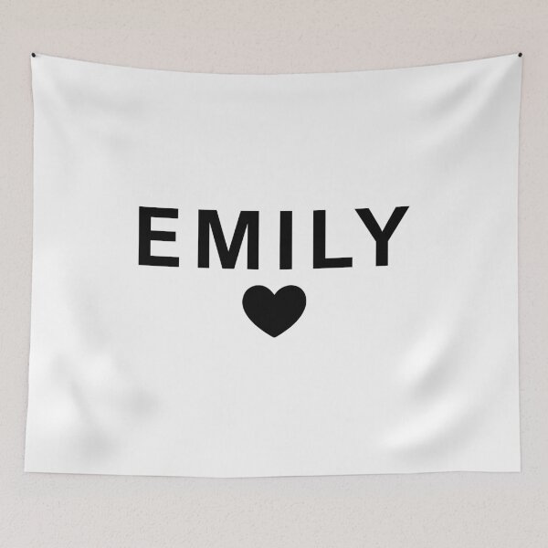 Item preview, Emily Name Heart Minimal Design | Cute Personalized Name Gift designed and sold by ColorNestStudio.