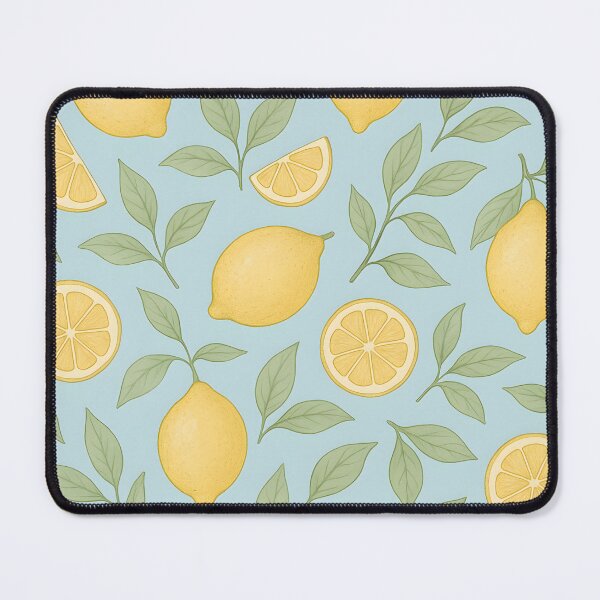 Item preview, YELLOW LEMON WALLPAPER PATTERN designed and sold by infinitearte.
