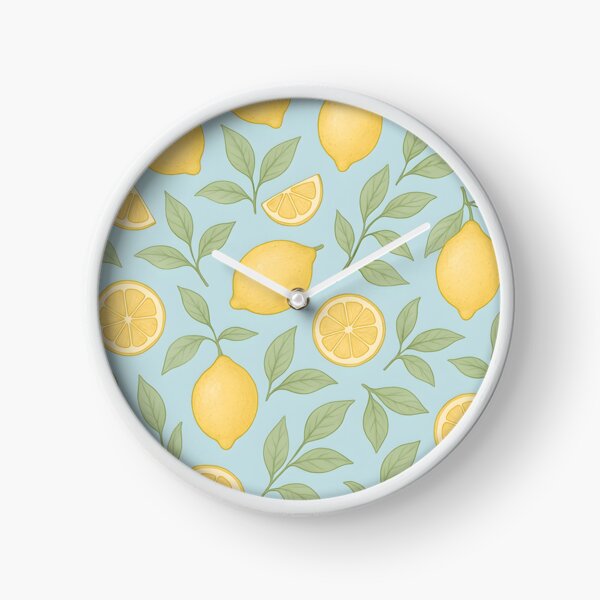 Item preview, YELLOW LEMON WALLPAPER PATTERN designed and sold by infinitearte.