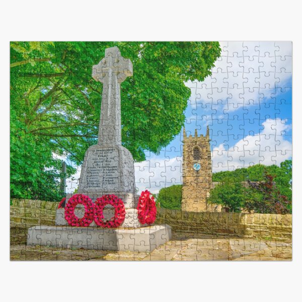 Item preview, Emley Church and War Memorial designed and sold by Alisonchambers2.