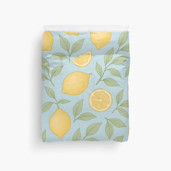 Item preview, YELLOW LEMON WALLPAPER PATTERN designed and sold by infinitearte.