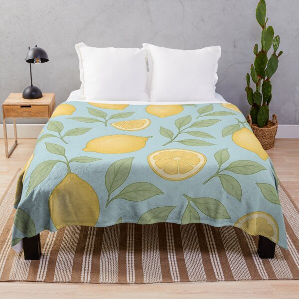 Item preview, YELLOW LEMON WALLPAPER PATTERN designed and sold by infinitearte.