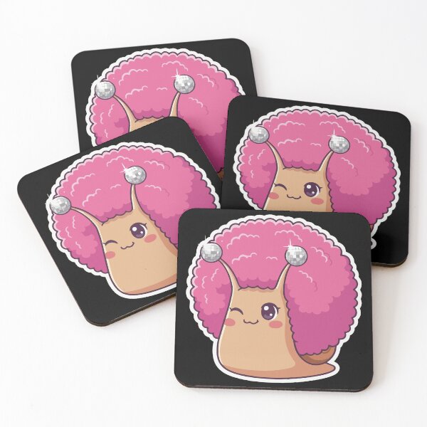 Item preview, Disco Snail - winking cool cute afro disco snail designed and sold by Prtina.