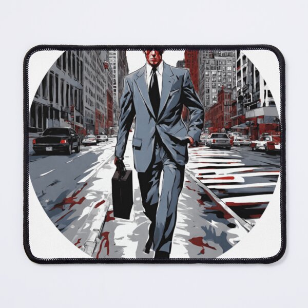 Item preview, Patrick Bateman Cinematic Portrait Art Gift For Cult Film Fans designed and sold by Budoren.