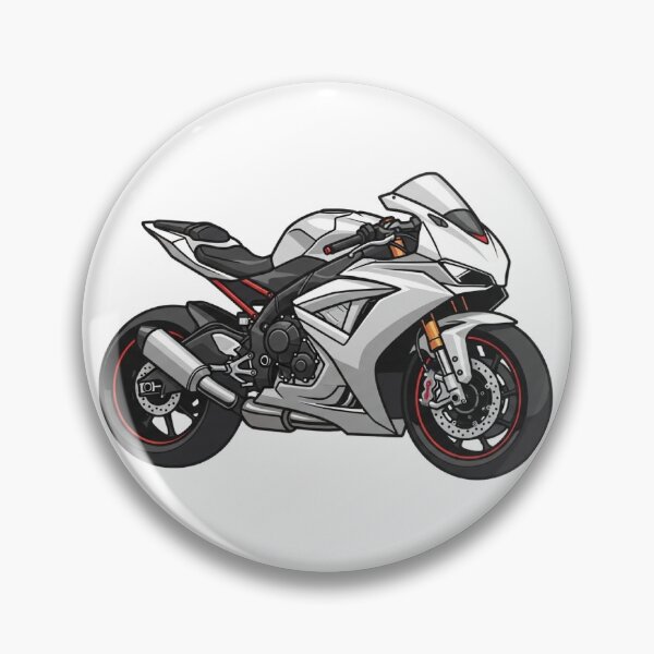 Item preview, Modern Sports Motorcycle Isolated on White Background designed and sold by Mohsin0.