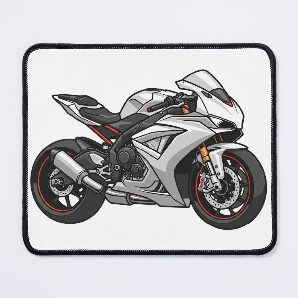 Item preview, Modern Sports Motorcycle Isolated on White Background designed and sold by Mohsin0.