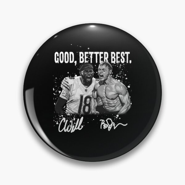Item preview, Vintage Ben Johnson & Caleb Williams Good Better Best Chicago Football designed and sold by FmStyleArt.