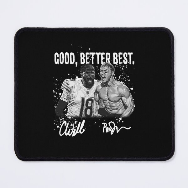 Item preview, Vintage Ben Johnson & Caleb Williams Good Better Best Chicago Football designed and sold by FmStyleArt.