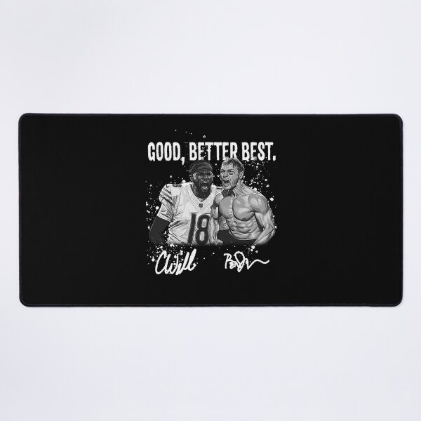 Item preview, Vintage Ben Johnson & Caleb Williams Good Better Best Chicago Football designed and sold by FmStyleArt.