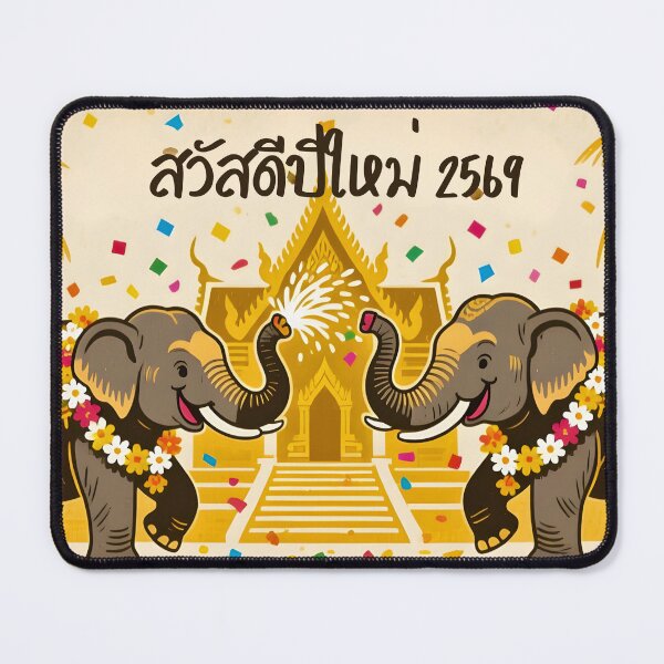 Item preview, Thai New Year Celebration with Elephants designed and sold by Koalangel.