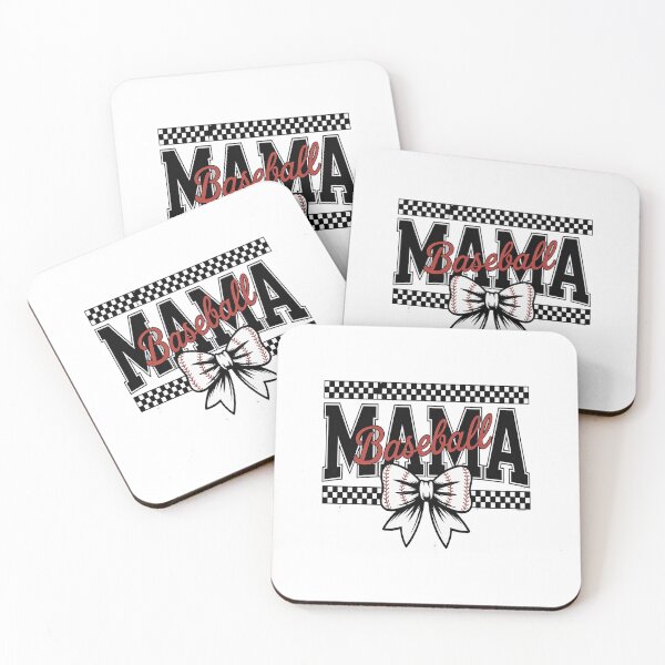 Item preview, Baseball Mama Checkered Mama Coquette Bow Mother's Day designed and sold by RonnasJackson.