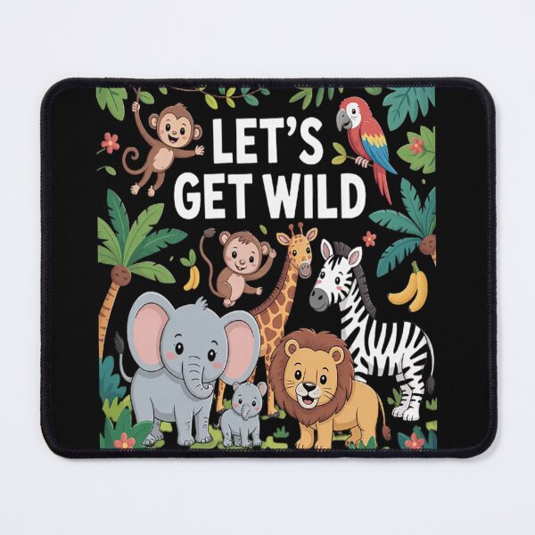 Item preview, Let's Get Wild Zoo Animals Safari Party A Day At The Zoo designed and sold by HaiharryCartoon.