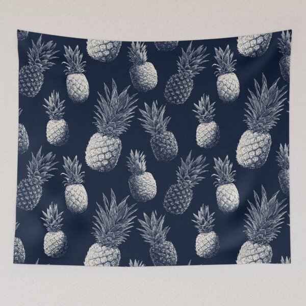 Item preview, Nautical Orchard Pineapple Pattern designed and sold by SQSHD-Pineapple.