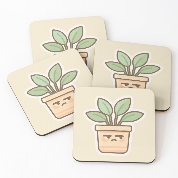 Item preview, Kawaii Grumpy Plant Pot designed and sold by Serge-Design.