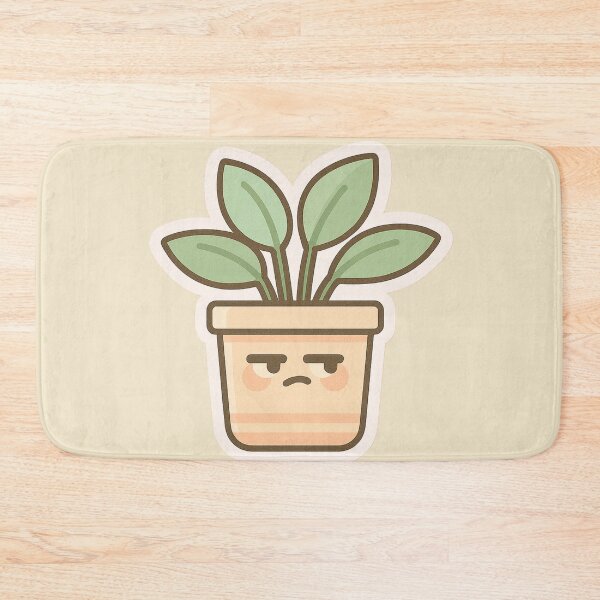 Item preview, Kawaii Grumpy Plant Pot designed and sold by Serge-Design.