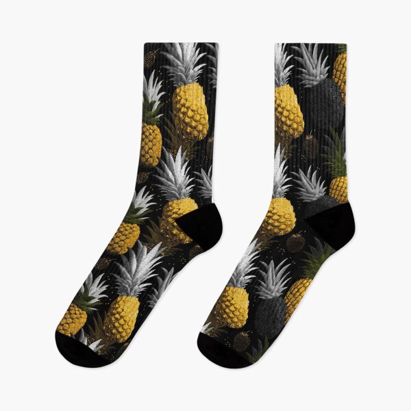 Item preview, Midnight Gold Pineapple Pattern designed and sold by SQSHD-Pineapple.