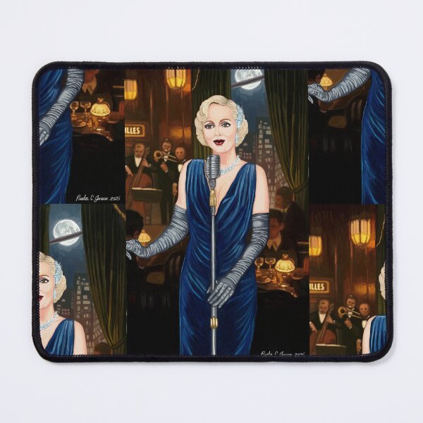 Item preview, It's Only a Paper Moon by Paula C. Jensen, digital painting, 2025. designed and sold by PollywogDesigns.