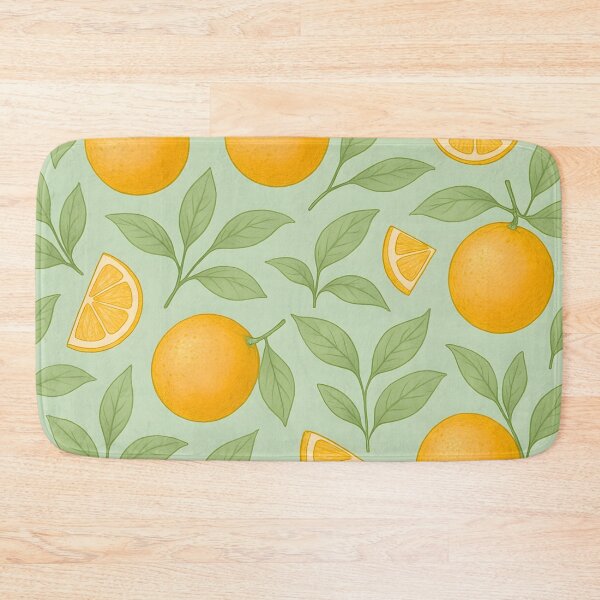 Item preview, SICILIAN ORANGES WALLPAPER PATTERN designed and sold by infinitearte.