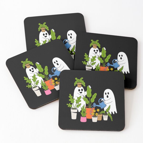 Item preview, Ghost Ghostly Gardening Plant Halloween designed and sold by NicolaMail.