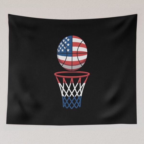 Item preview, Basketball American Patriotic 4th Of July US Flag Men Boys designed and sold by RonnasJackson.