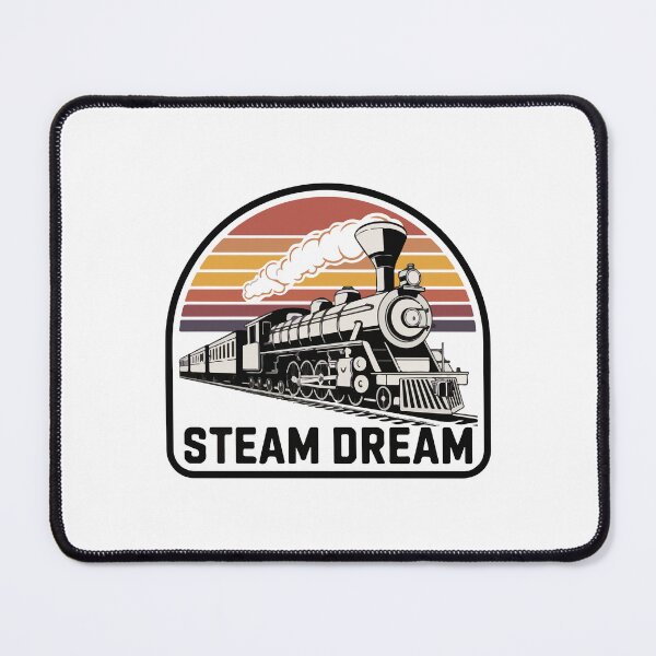 Item preview, Steam Dream - Train Spotting 70s Retro Sunset designed and sold by 101univers.