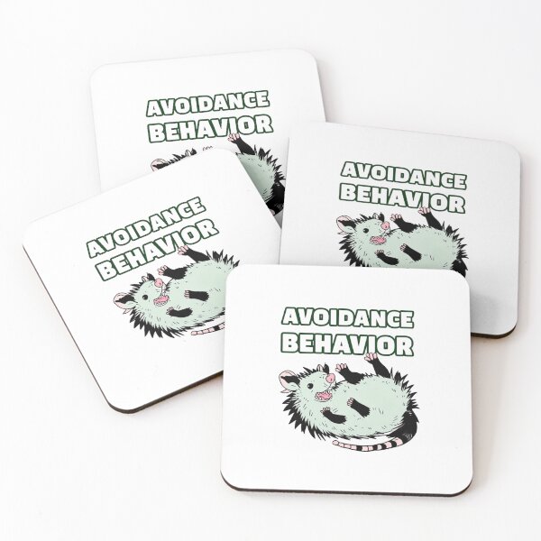 Item preview, Avoidance Behavior Opossum — Funny Cartoon Playing Dead Possum designed and sold by Colorful-Garden.