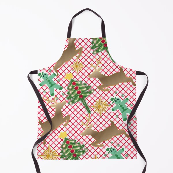 Item preview, Cute Christmas Pattern with Reindeer and Gingerbread designed and sold by HopeAndHustle.
