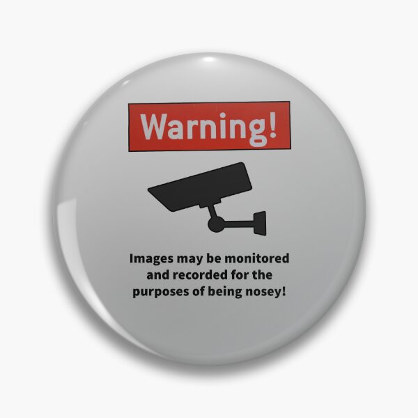 Item preview, Nosey warning designed and sold by TimConstable.