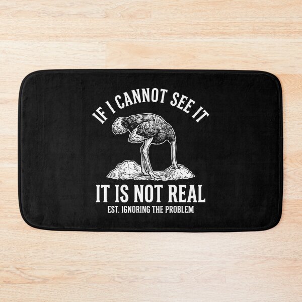 Item preview, Funny Ostrich Head In The Sand - Denial and Procrastination Humor designed and sold by Mason-Pride.