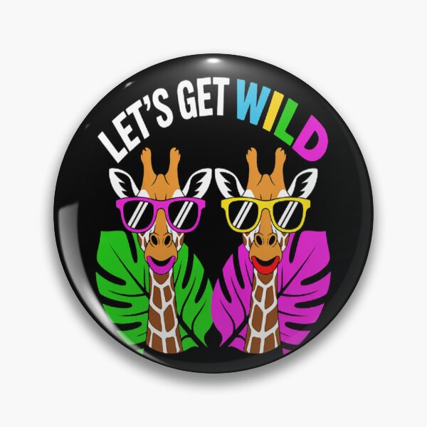 Item preview, Let's Get Wild Zoo Animals Safari Party Giraffe With Glasses designed and sold by NicolaMail.