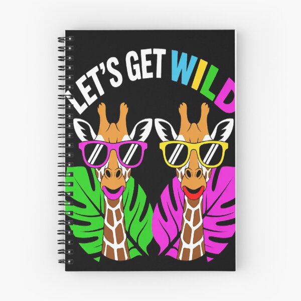 Item preview, Let's Get Wild Zoo Animals Safari Party Giraffe With Glasses designed and sold by NicolaMail.