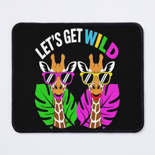 Item preview, Let's Get Wild Zoo Animals Safari Party Giraffe With Glasses designed and sold by NicolaMail.