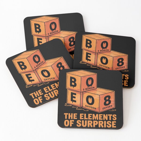 Item preview, Boo Elements of Surprise Funny Halloween Periodic Table  designed and sold by RuthGAArt.