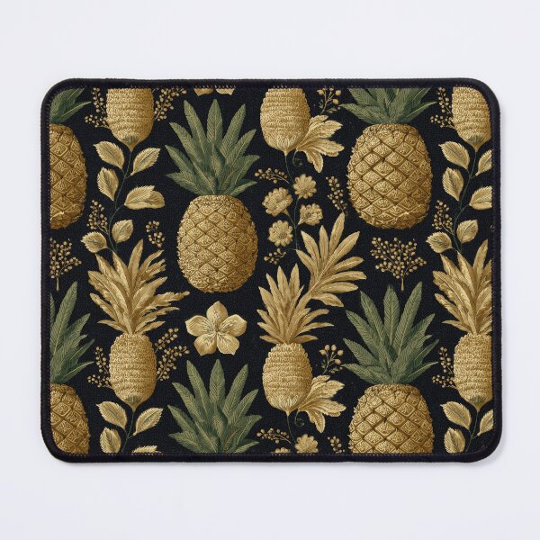 Item preview, Gilded Pineapple Pattern designed and sold by SQSHD-Pineapple.
