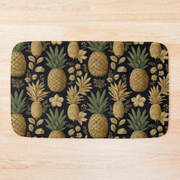 Item preview, Gilded Pineapple Pattern designed and sold by SQSHD-Pineapple.