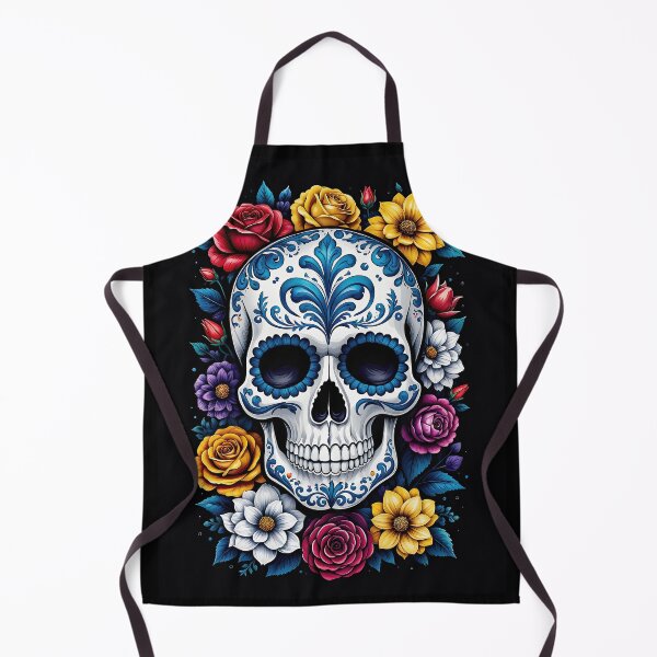 Item preview, Porcelain Skull Blooming with Roses designed and sold by Grafititee.