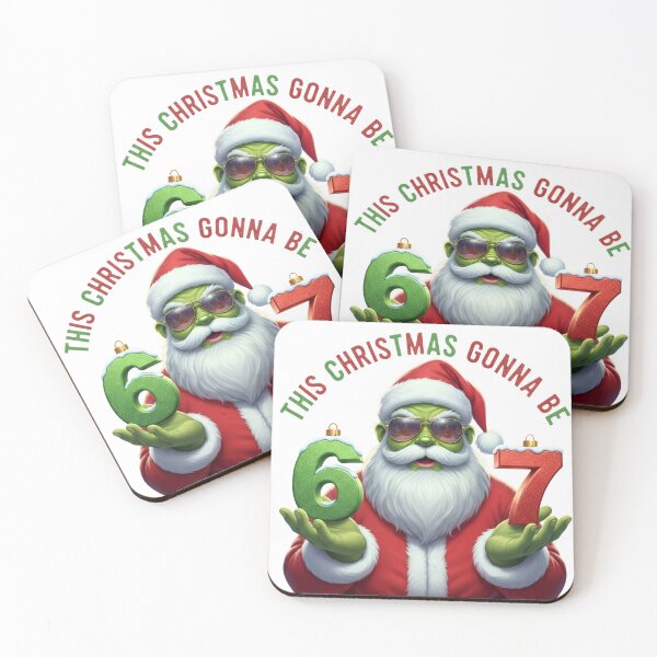 Item preview, 67 Christmas Meme | Funny Santa Sunglasses 67   designed and sold by MJTheSailor.