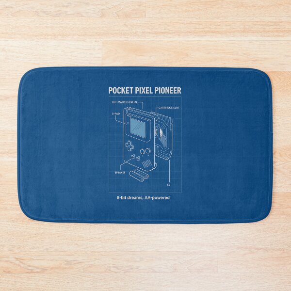 Item preview, Pocket Pixel Pioneer – Game Boy Blueprint Poster designed and sold by Grand Illusions.
