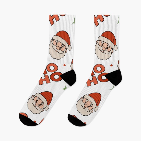 Item preview, Ho Ho Ho Santa Face Christmas Seamless Pattern designed and sold by designbymahi.