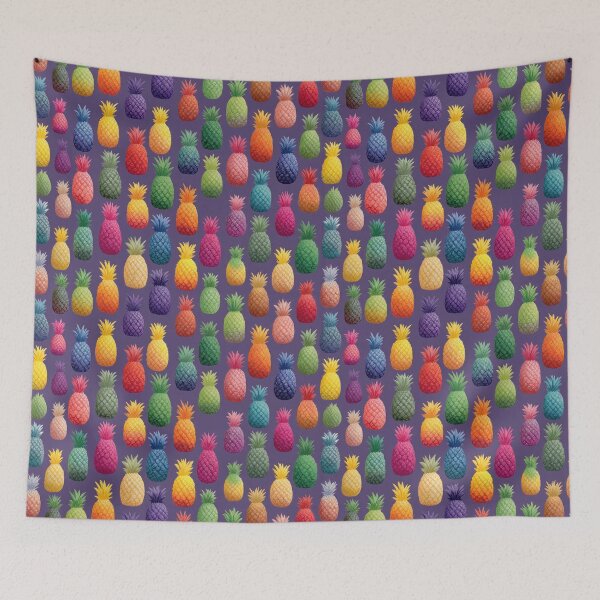Item preview, Candy Pop Pineapple Pattern designed and sold by SQSHD-Pineapple.