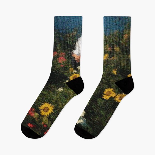 Item preview, Moonlit Garden – Dreamy Night Flower Field Painting designed and sold by Grind107.