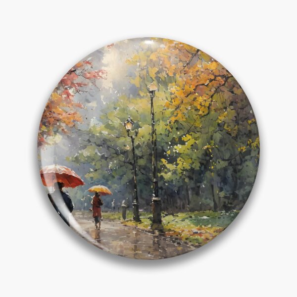 Item preview, Rainy day in the city park designed and sold by sid1802.