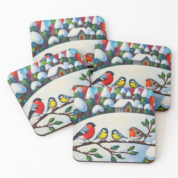 Item preview, Fauvist Winter Songbirds designed and sold by Vincent-68.