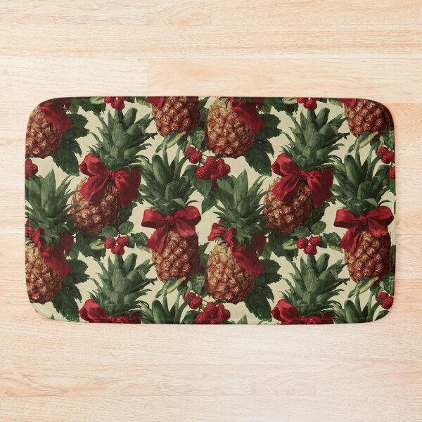Item preview, Vintage Christmas Pineapple Pattern designed and sold by SQSHD-Pineapple.