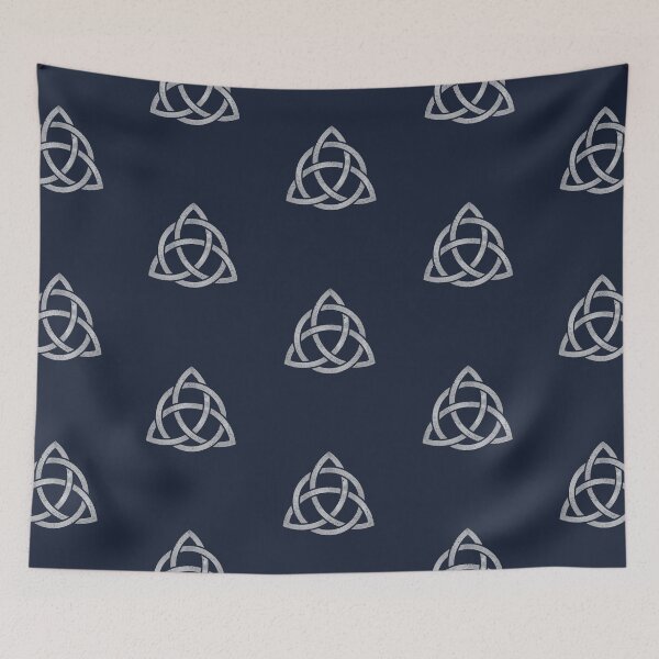 Item preview, Celtic Irish Trinity Knot Triquetra Silver Finish Symbol Art designed and sold by unrealindeed.
