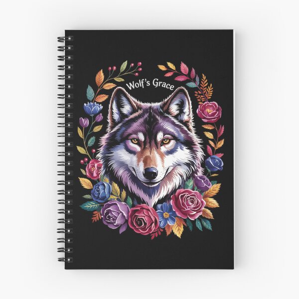 Item preview, Wolf Vintage Flowers Floral Wolf Lover  designed and sold by RoyTill0Art.