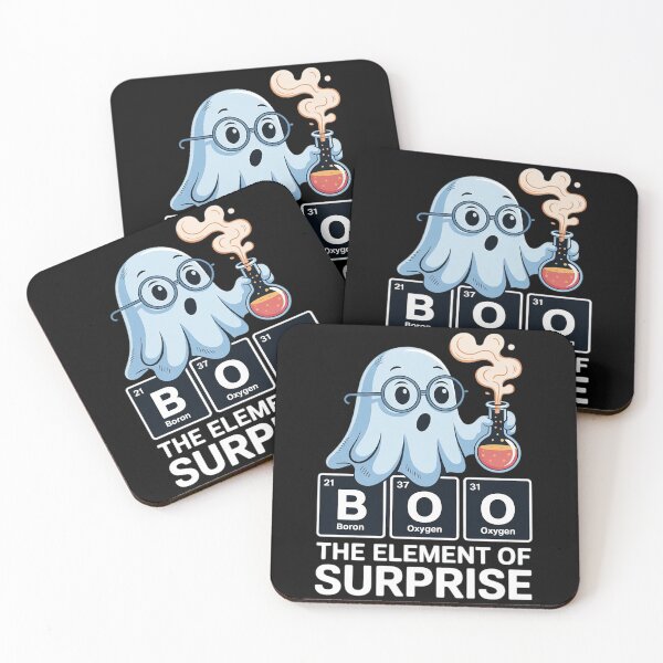 Item preview, Boo The Element of Surprise Ghost Science Humor  designed and sold by RuthGAArt.