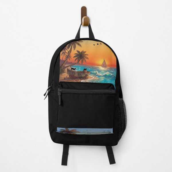 Item preview, Sunset Beach Tropical Palm Tree designed and sold by Fateh-Kro ⭐⭐⭐⭐⭐.