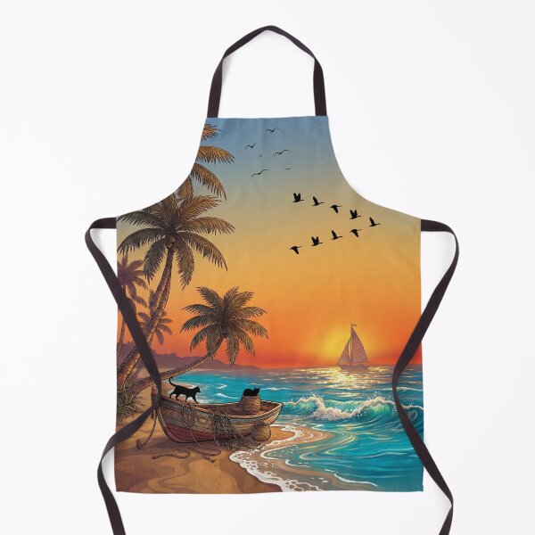 Item preview, Sunset Beach Tropical Palm Tree designed and sold by Fateh-Kro ⭐⭐⭐⭐⭐.