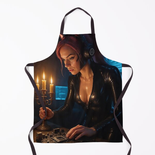 Item preview, Cathryne with candelabra circuit board dark room designed and sold by CathryneDelamort.